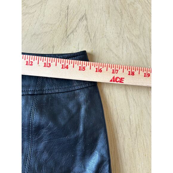 Y2K Hot Topic Faux Leather Mini Skirt Zip Up Cat Punk Goth Emo Cheetah M - Picture 8 of 13